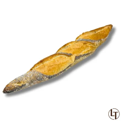 Baguette au pavot dans Pains, Baguettes, Baguettes saveurs à la boulangerie pâtisserie La Talemelerie