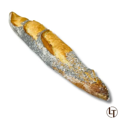 Baguette au pavot dans Pains, Baguettes, Baguettes saveurs à la boulangerie pâtisserie La Talemelerie