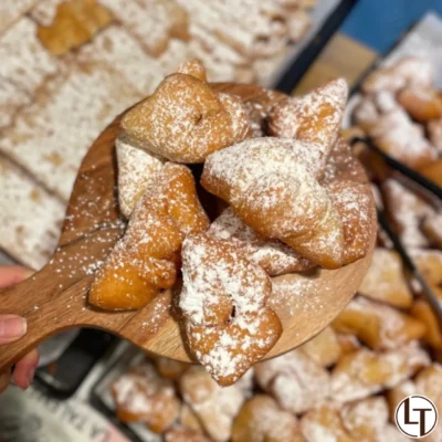 Bugnes briochées dans Viennoiseries à la boulangerie pâtisserie La Talemelerie