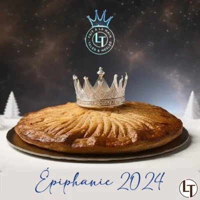 Galette aux pommes 4/6 personnes dans Fêtes et événements, Épiphanie à la boulangerie pâtisserie La Talemelerie