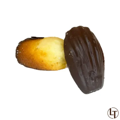 Madeleine au chocolat noir dans Cakes et gâteaux de voyage à la boulangerie pâtisserie La Talemelerie