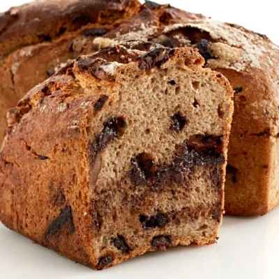 Pain de seigle chocolat & noix dans Pains, Pains saveurs, Fêtes et événements, Fêtes de Noël à la boulangerie pâtisserie La Talemelerie