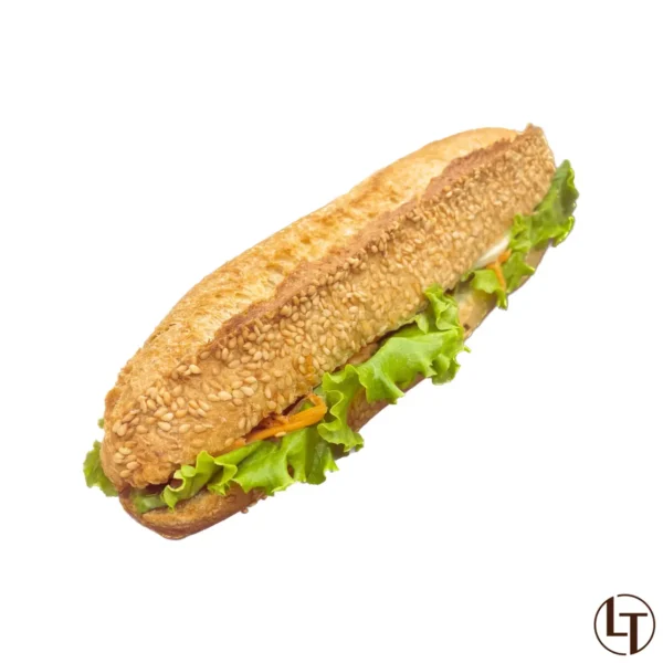 Sandwich carottes râpées, œuf, fromage et poivre, La Talemelerie - Photo N°1