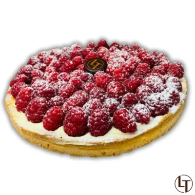 Tarte à la framboise dans Pâtisseries, Tartes & flans à partager à la boulangerie pâtisserie La Talemelerie