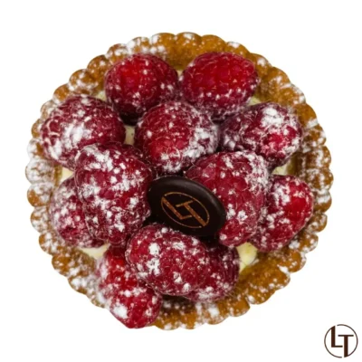 Tartelette aux framboises dans Pâtisseries, Tartelettes à la boulangerie pâtisserie La Talemelerie